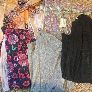 5 small Lularoe Sarahs-duster sweaters
